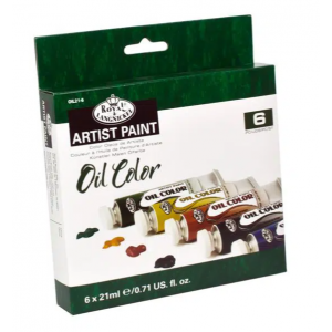Farby olejne R&L Essentials, 6 kolorów x 21ml